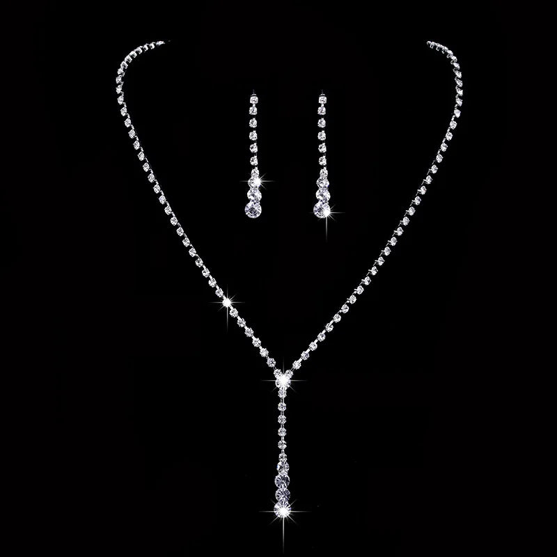Fashion Crystal Bride Jewelry Set
