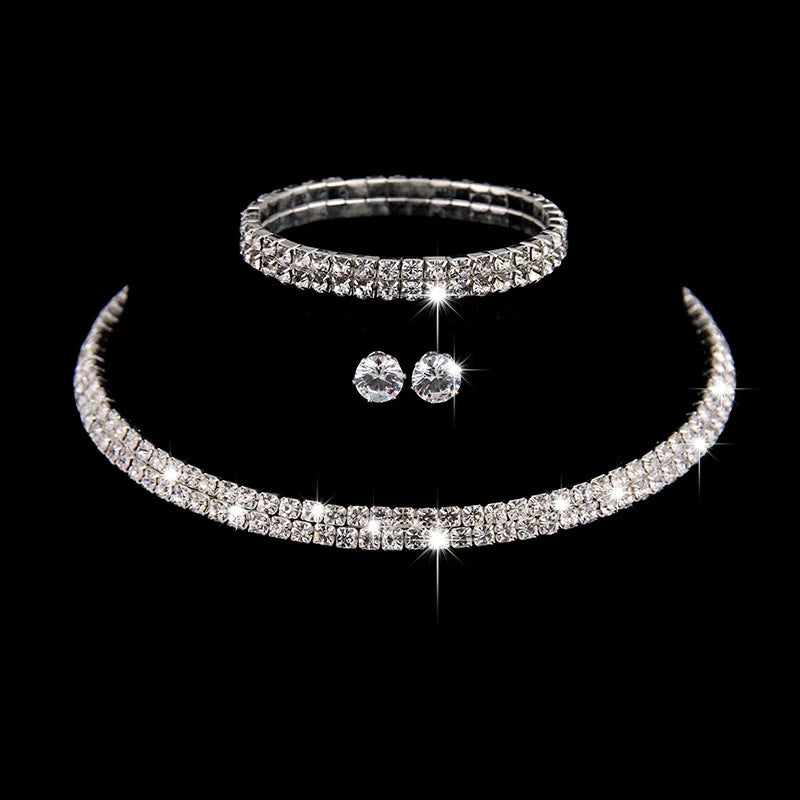 Fashion Crystal Bride Jewelry Set
