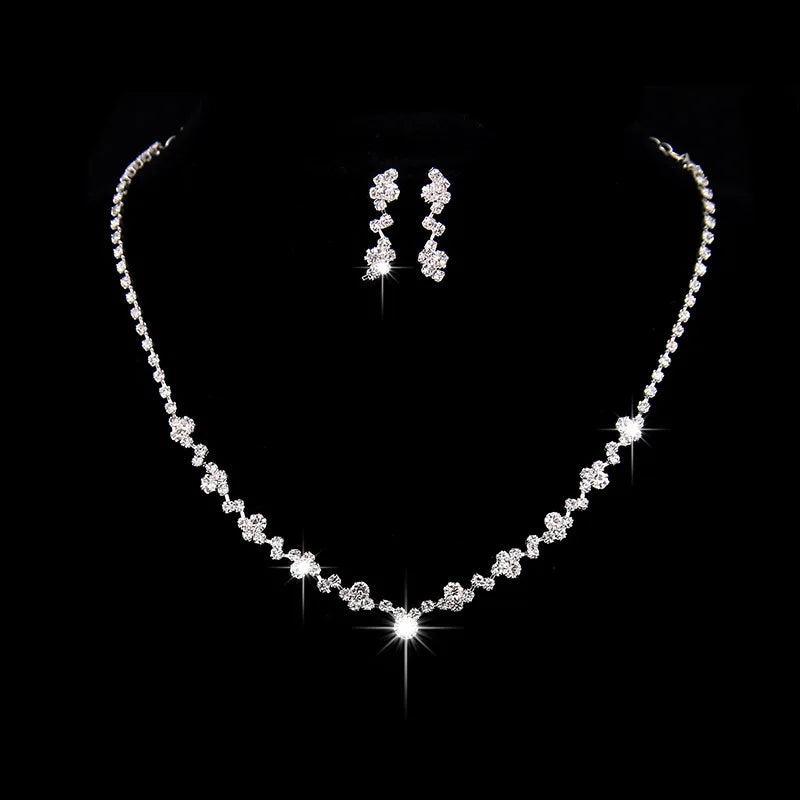 Fashion Crystal Bride Jewelry Set