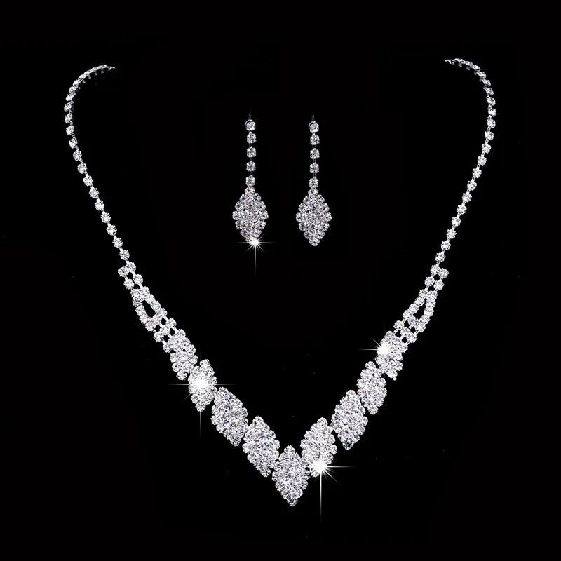 Fashion Crystal Bride Jewelry Set