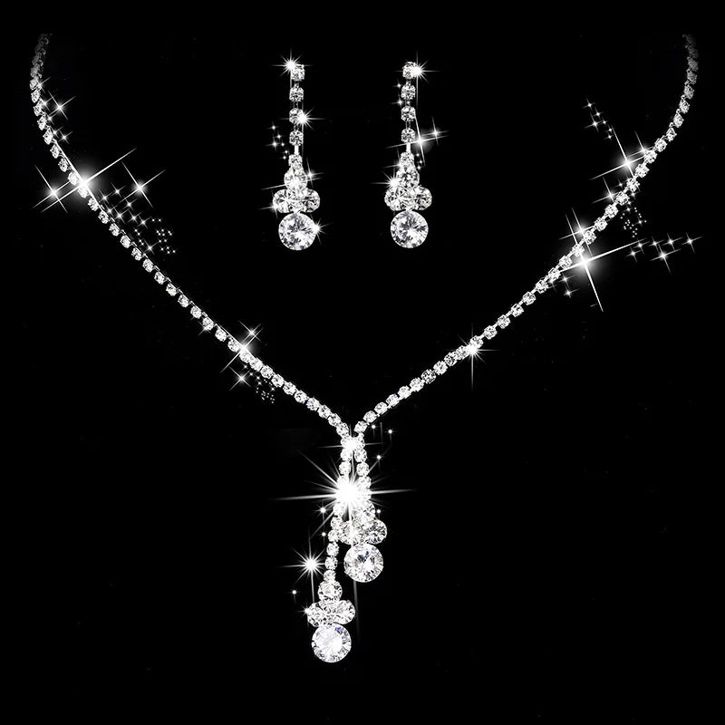 Fashion Crystal Bride Jewelry Set