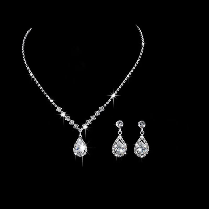 Fashion Crystal Bride Jewelry Set