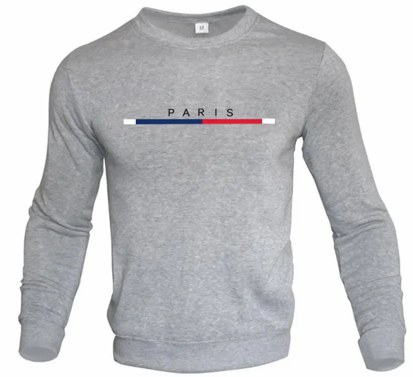 Autumn High Quality Loose Top Round Neck Trend Handsome Casual Pullover