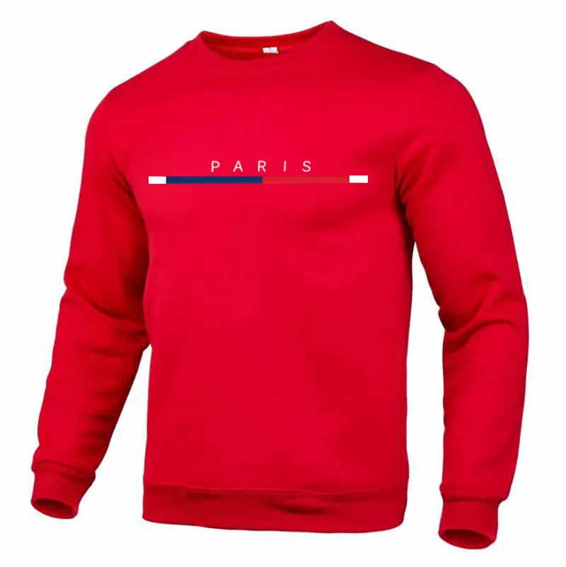 Autumn High Quality Loose Top Round Neck Trend Handsome Casual Pullover