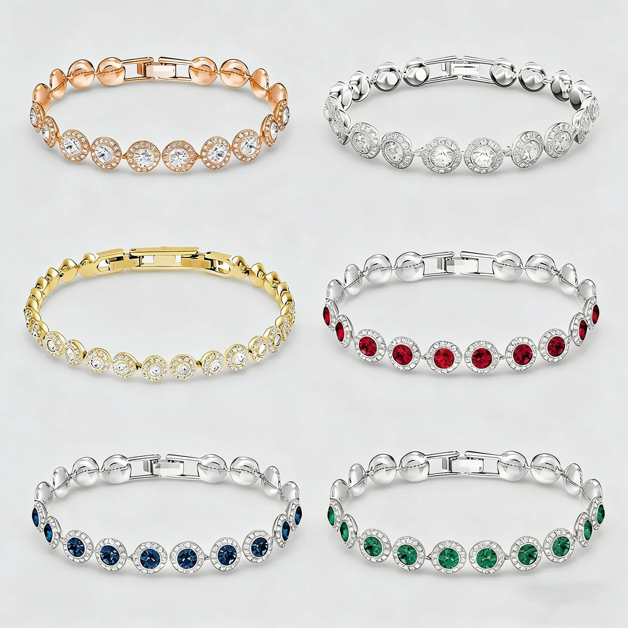 2026 Luxury Jewelry for Women, Fashionable Colored Gemstone Necklaces, Bracelets, Earrings, Banquet Party Gift