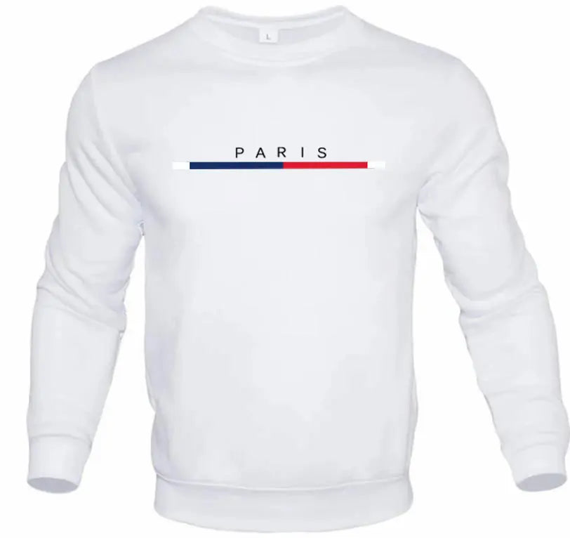 Autumn High Quality Loose Top Round Neck Trend Handsome Casual Pullover