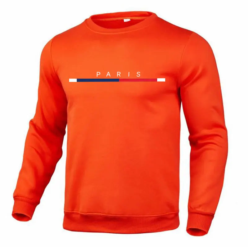 Autumn High Quality Loose Top Round Neck Trend Handsome Casual Pullover