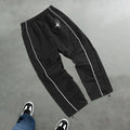 Men's Spider Print Sports Pants Summer Breathable Drawstring Pants